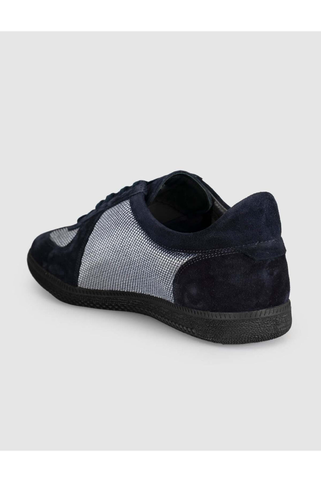 Cabani Shoes Chaussures de sport décontractées pour hommes en cuir véritable bleu marine - Bleu marine foncé