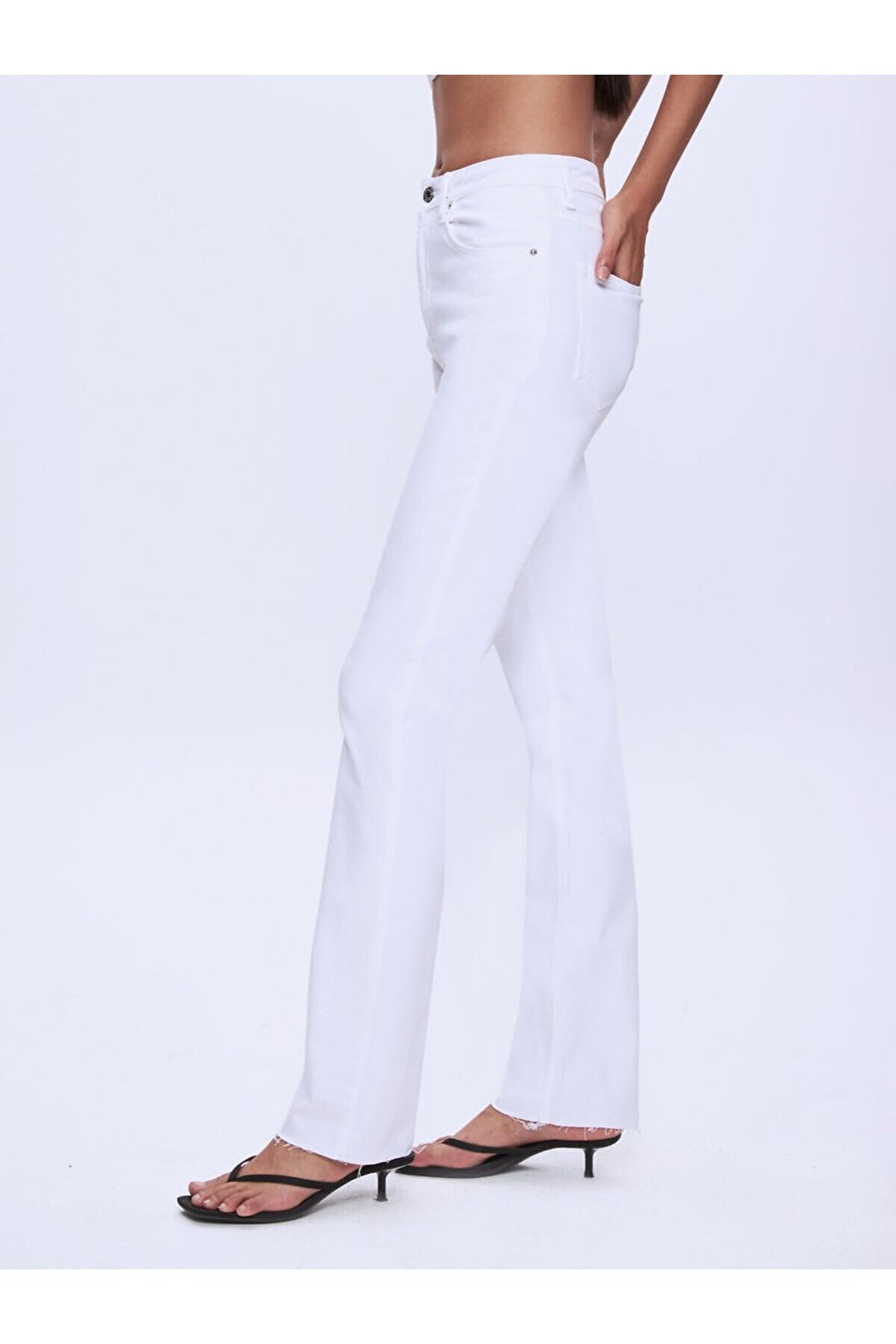 LTB Pantalon en jean coupe droite Betıana X à taille haute