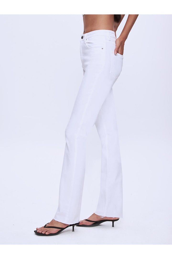 LTB Pantalon en jean coupe droite Betıana X à taille haute