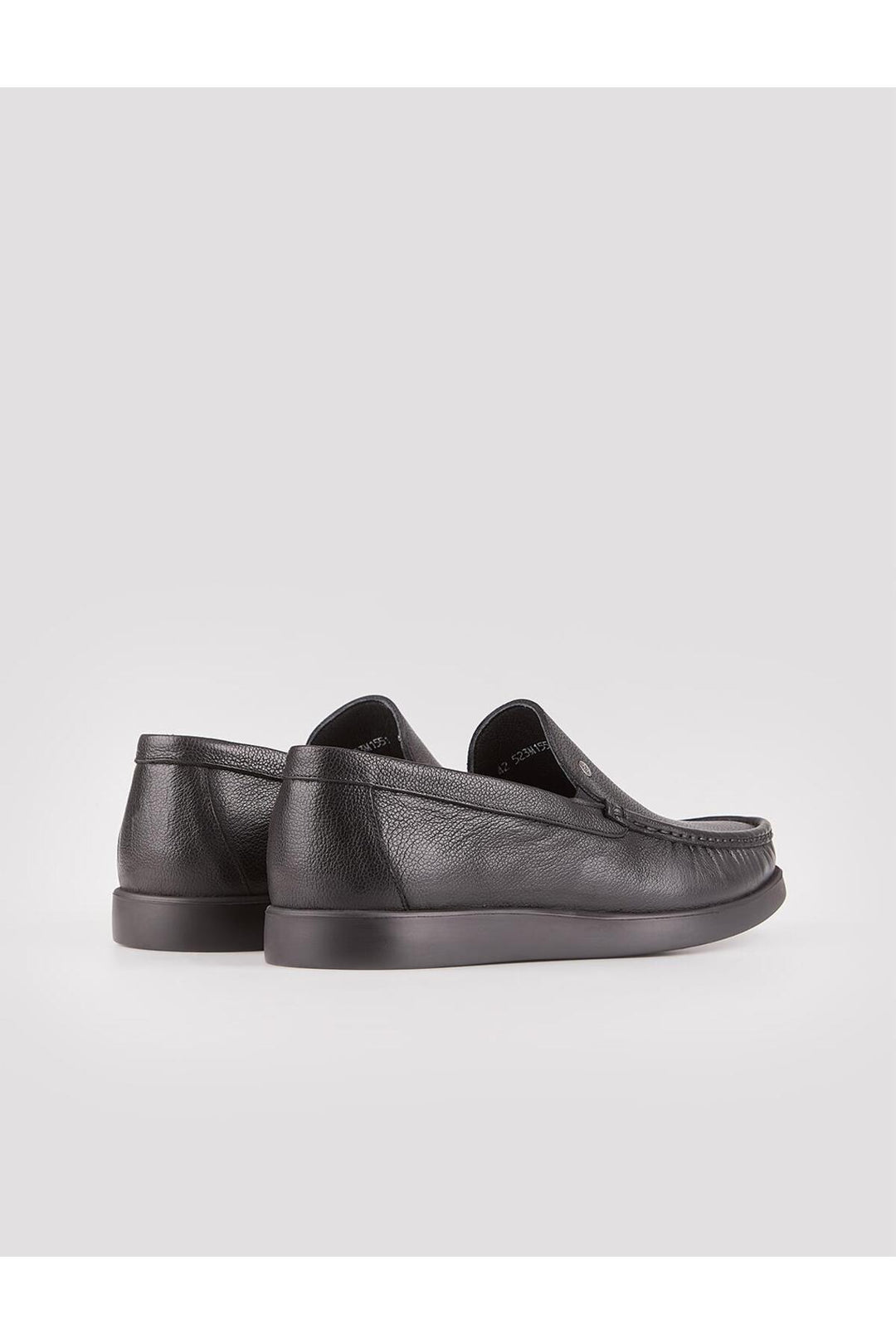 Cabani Shoes Chaussures de sport pour hommes en cuir véritable noires - Noir