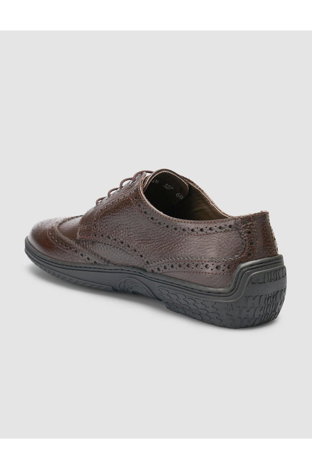 Cabani Shoes Chaussures de ville pour hommes en cuir véritable marron 100% - Marron