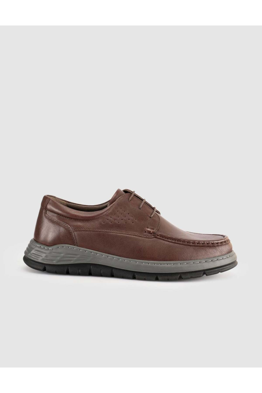 Cabani Shoes Chaussures de sport pour hommes en cuir véritable marron - Multicolore
