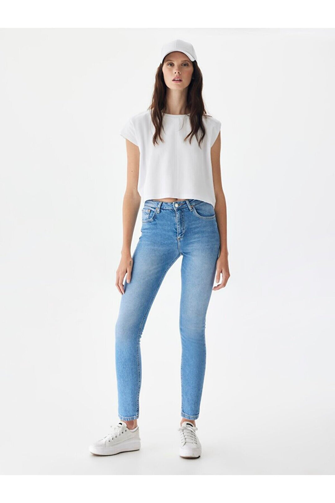 LTB Pantalon Slim Ronna X Mi-Douceur - orta Bleu_