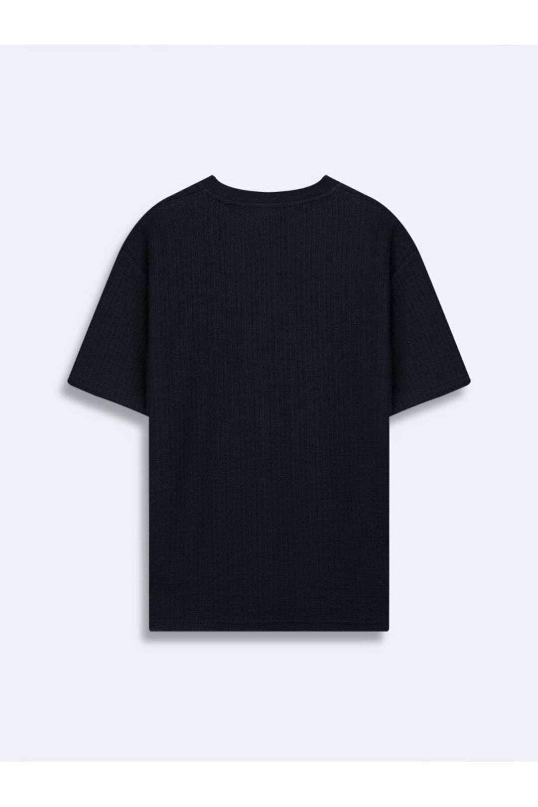 LTB T-shirt Relaxed avec Slogan Brodé au Bas de la Jupe Bleu marine - Bleu marine