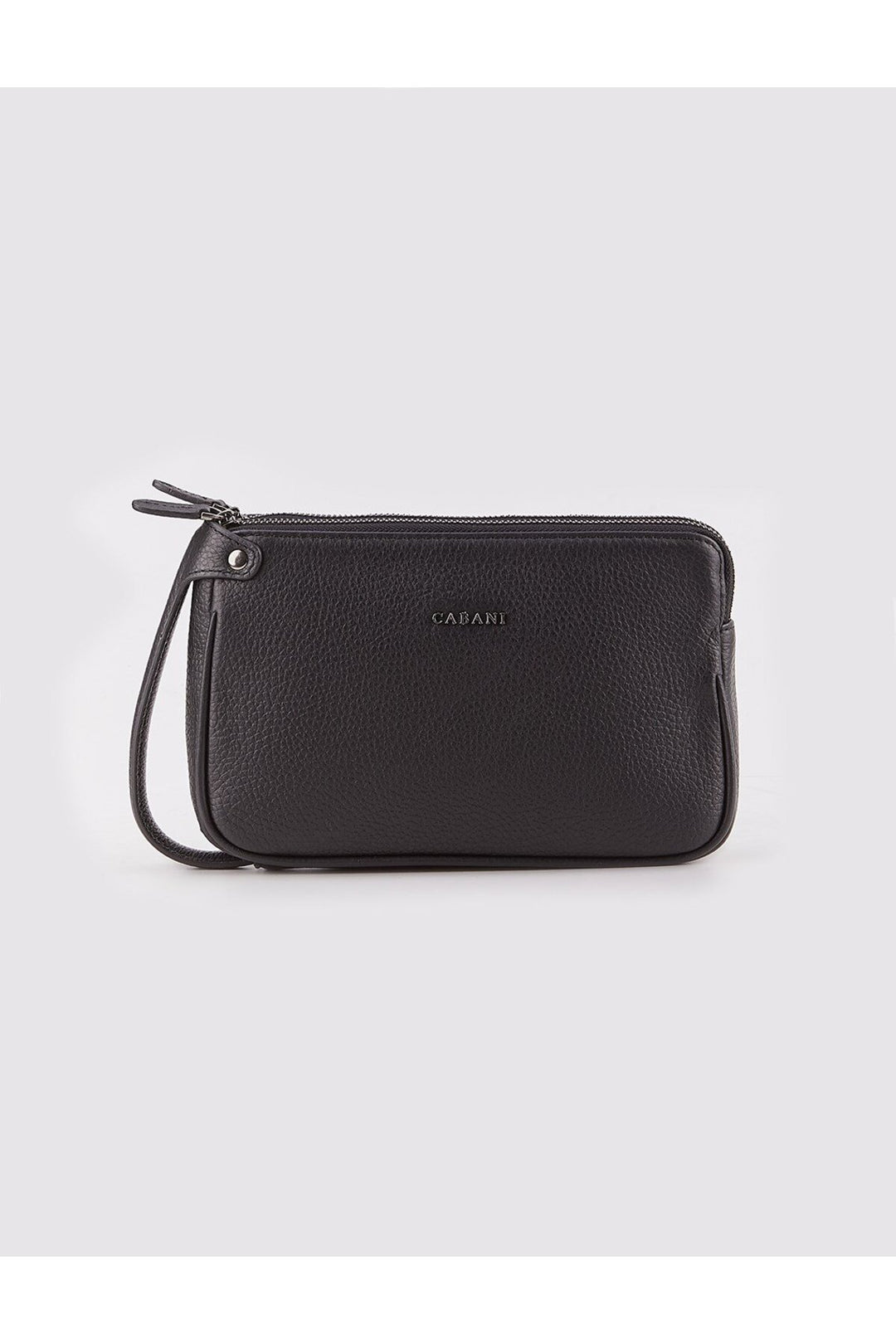 Cabani Shoes Sac à main en cuir véritable noir - Noir