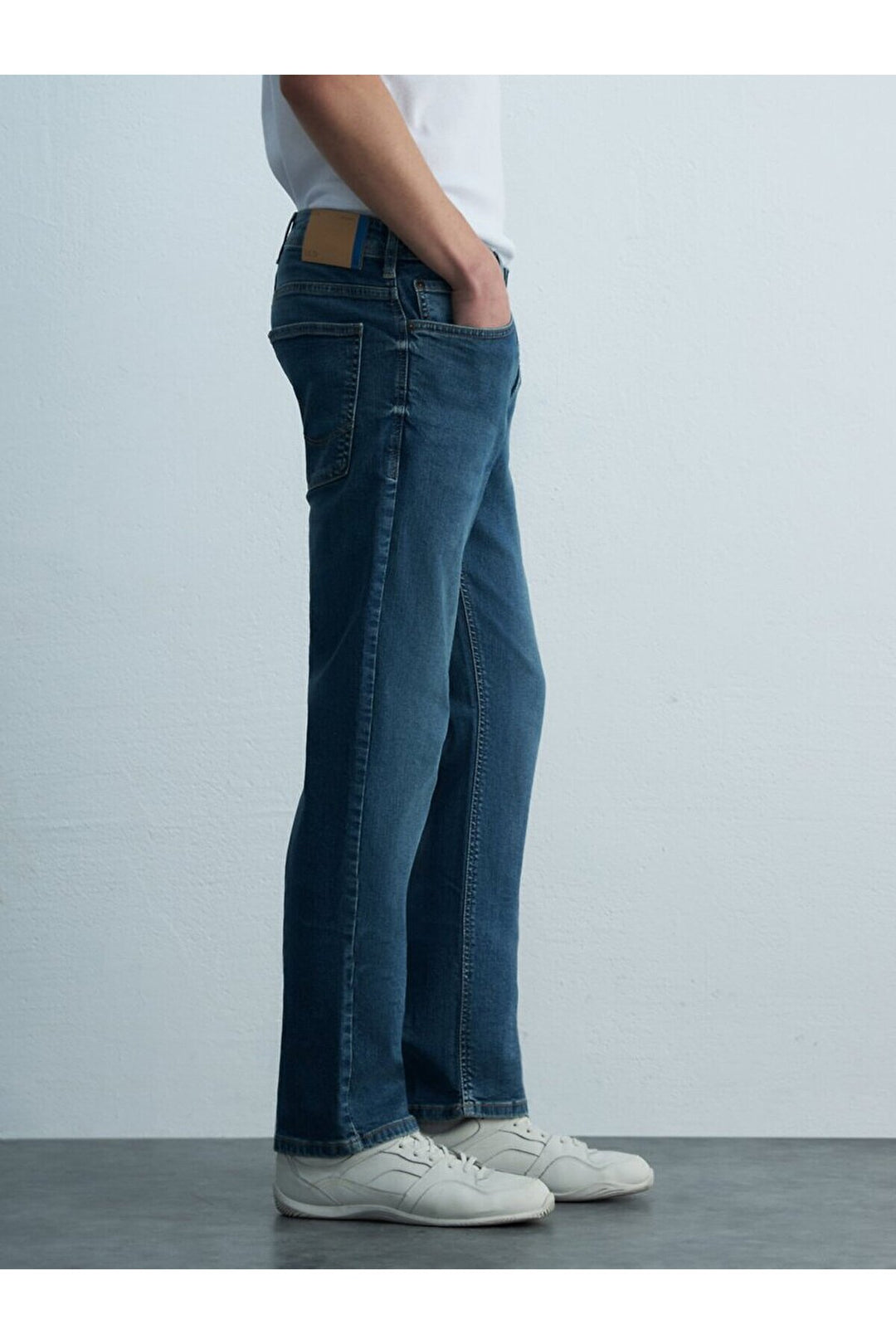 LTB Pantalon en jean à taille moyenne uni Paul P