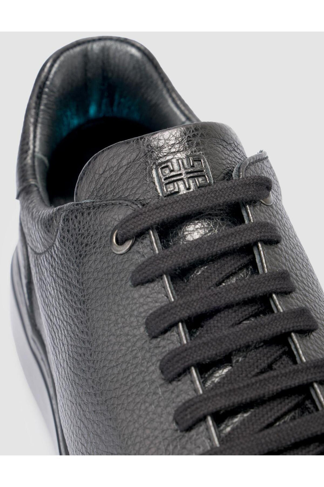 Cabani Shoes %100 Cuir véritable Chaussures de sport pour hommes noires - Noir