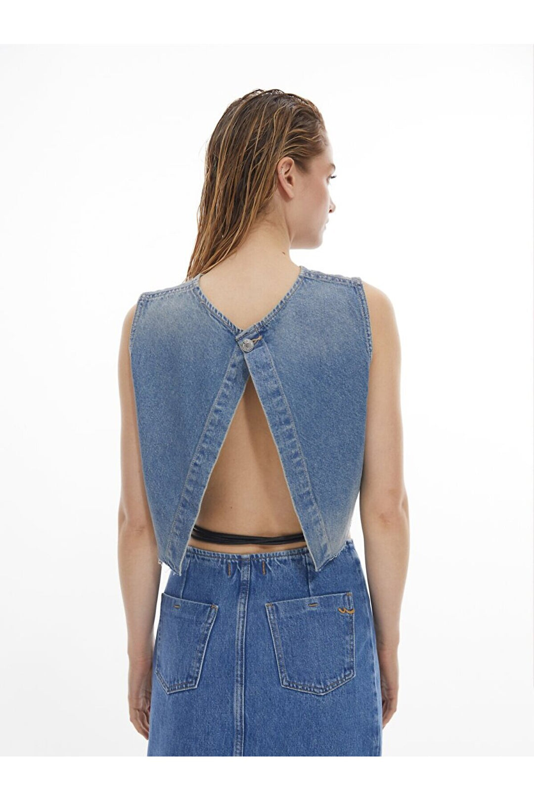 LTB Chemisier court en jean Helena