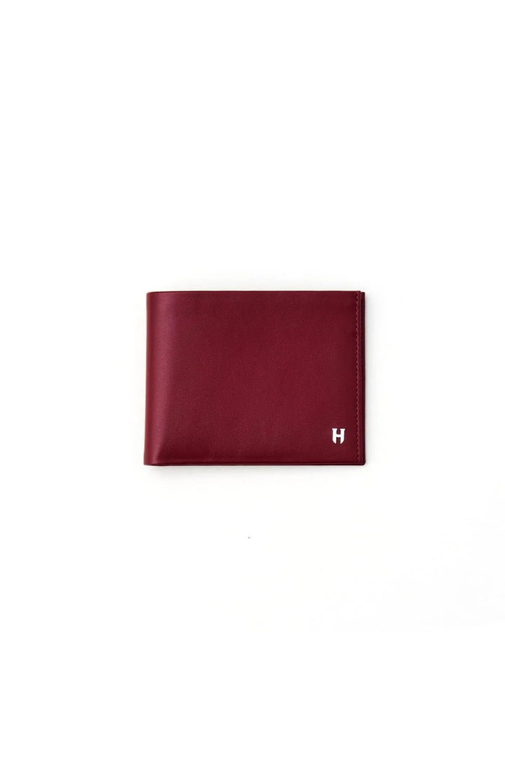 helmbrook Portefeuille en cuir véritable pour homme Design personnalisé Protégé RFID Tanner Bourgogne