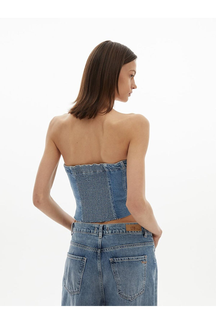 LTB Jean bustier sans bretelles Jalena