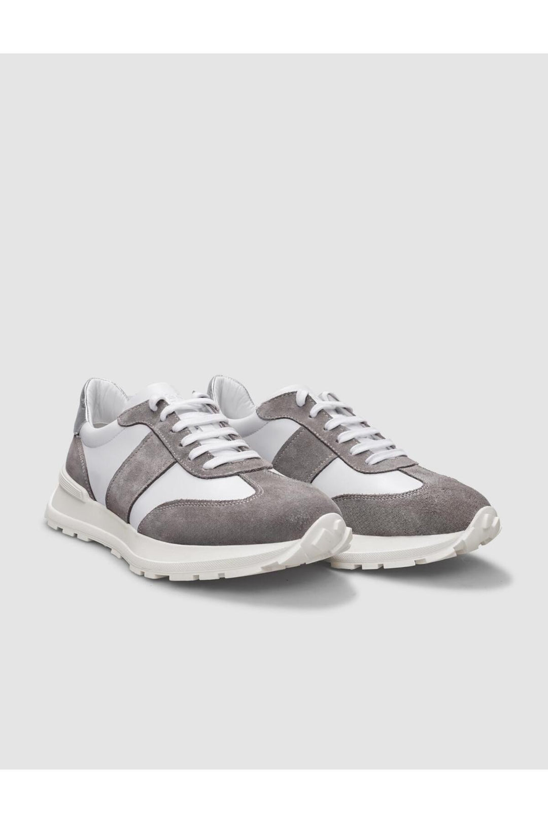 Cabani Shoes Chaussures de sport pour femmes en cuir véritable blanc à lacets 100% - Blanc