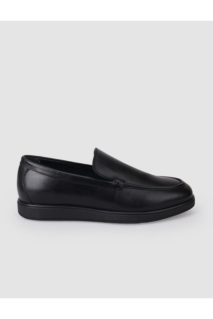 Cabani Shoes %100 Cuir véritable Noir Mocassins pour hommes - Multicolore
