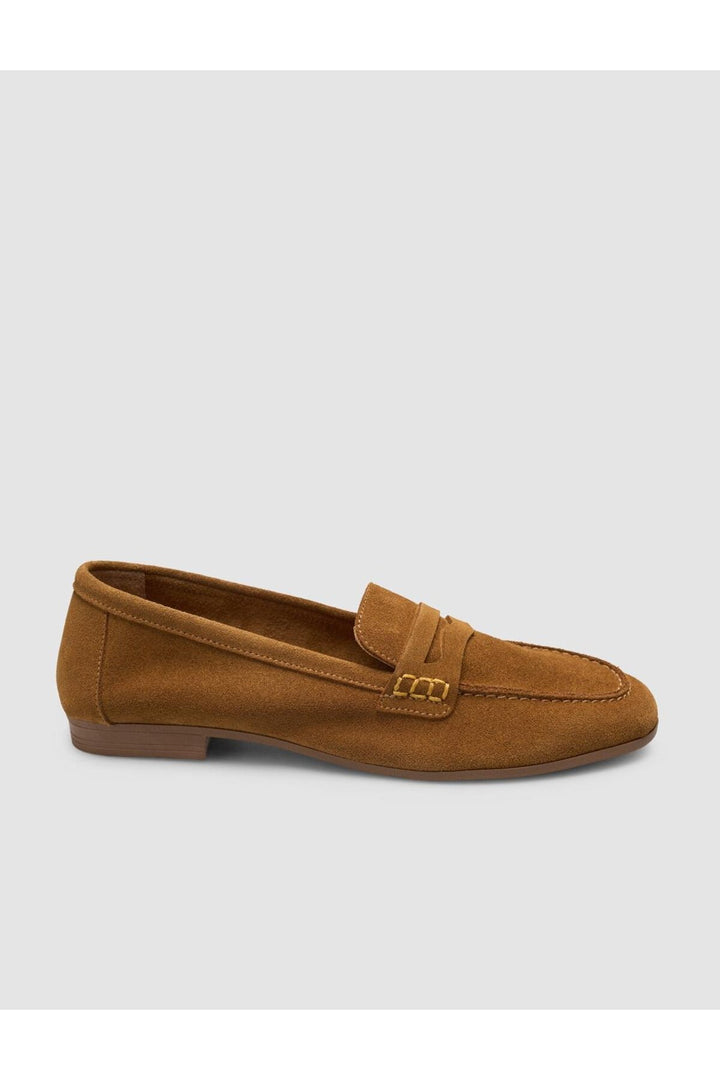 Cabani Shoes %100 Cuir véritable Mocassins en suède pour femmes couleur Tabac - Tabac