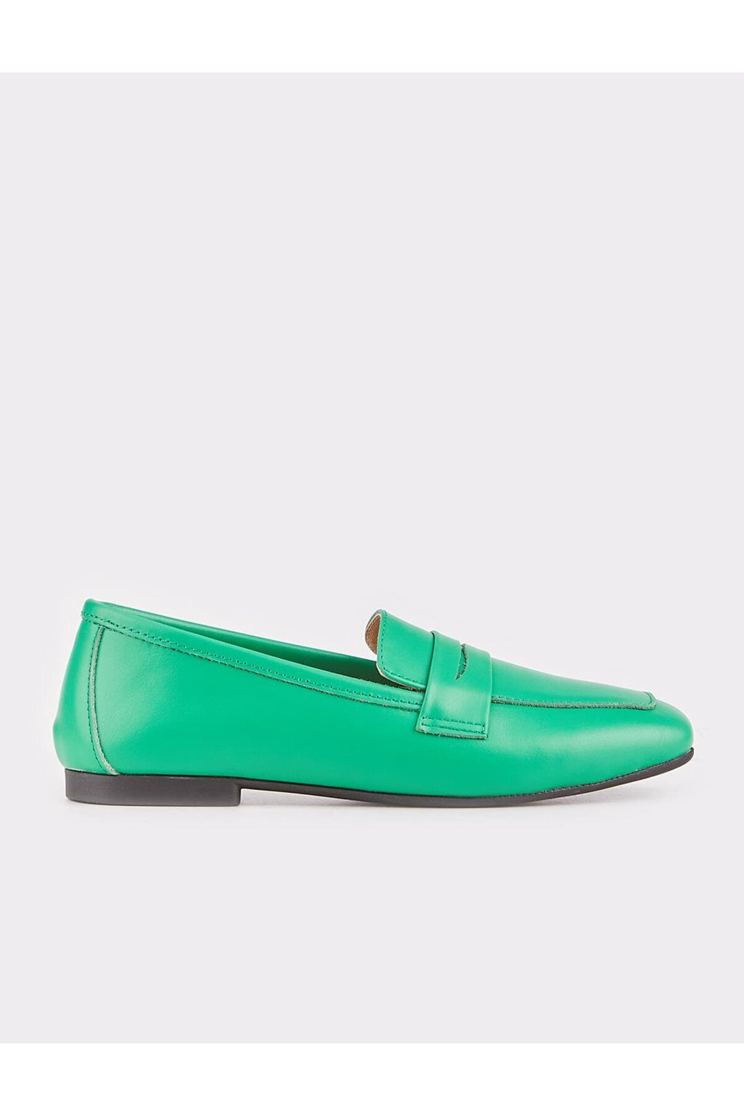 Cabani Shoes Chaussures Loafer Femme en Cuir Véritable Vert - Vert