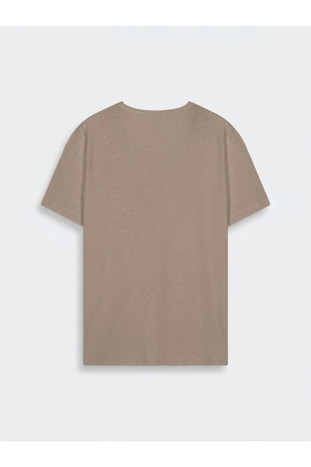 LTB T-shirt marron à col large et poches - Marron