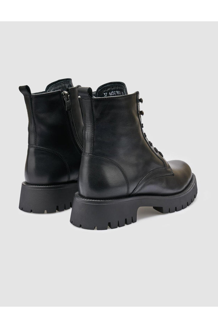 Cabani Shoes %100 Cuir véritable Bottes noires pour femmes - Multicolore