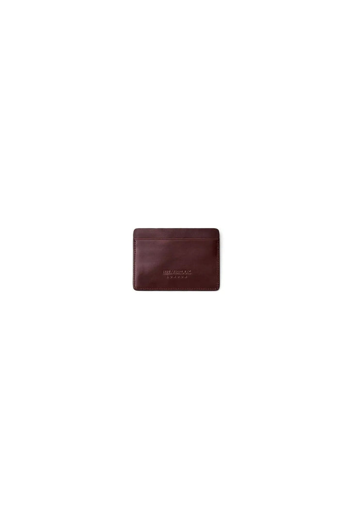 Helmbrook Porte-cartes mince en cuir véritable pour homme avec protection RFID Elton Coffee Plus