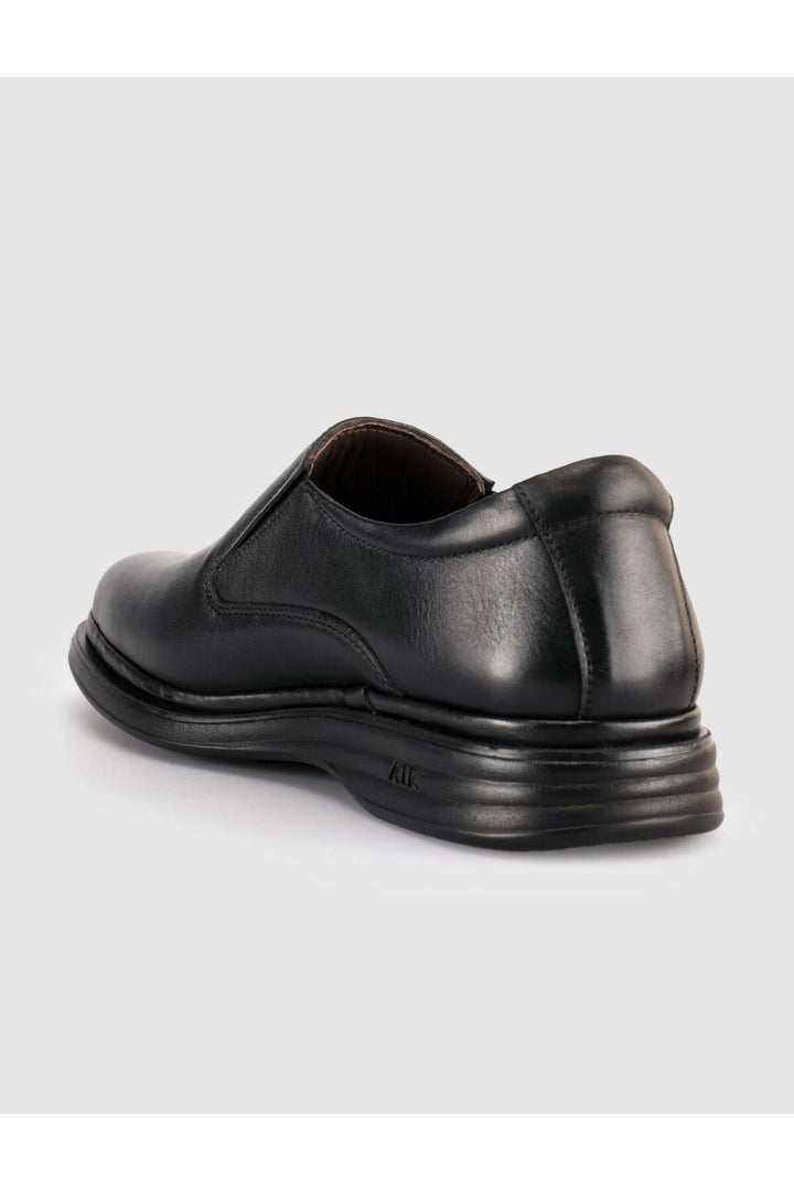 Cabani Shoes Chaussures classiques en cuir véritable noires pour hommes. - Multicolore