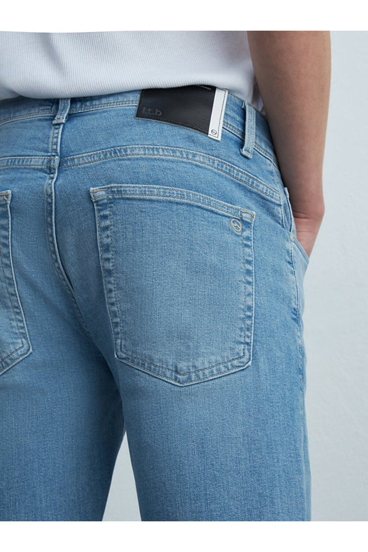 LTB Pantalon en jean à taille moyenne Sawyer P Narrow Leg