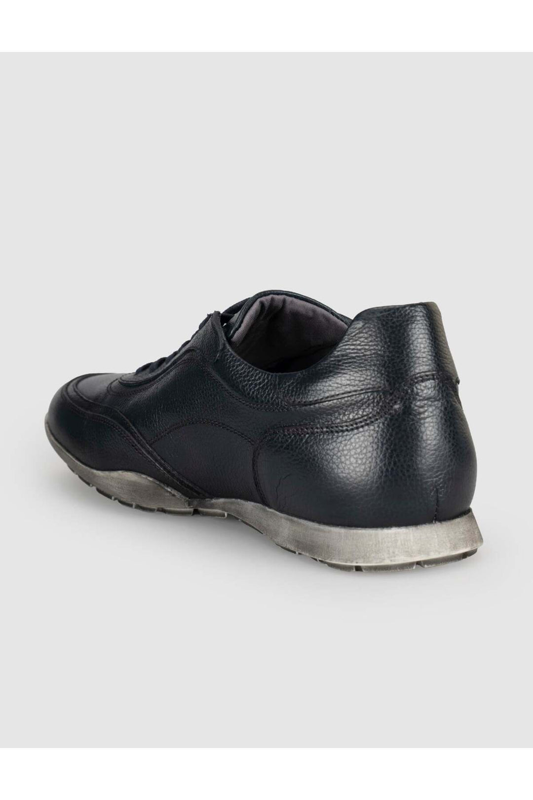 Cabani Shoes Bleu marine Cuir véritable Chaussures décontractées pour hommes - Bleu marine