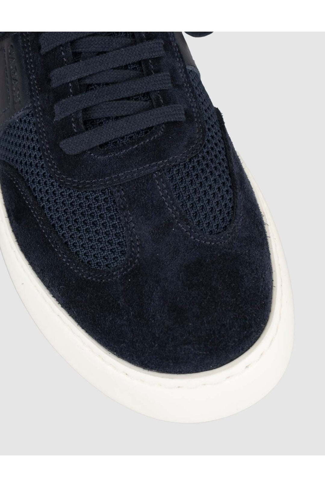 Cabani Shoes Bleu marine Baskets pour hommes avec détails en tricot - Bleu marine