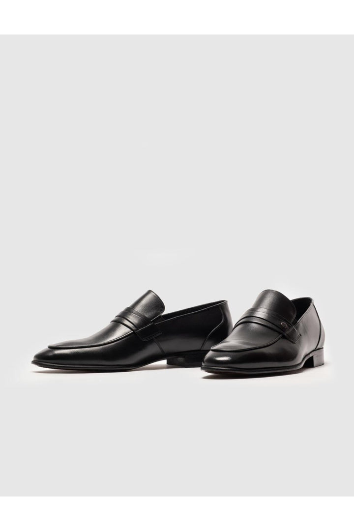 Cabani Shoes Chaussures classiques pour hommes en cuir véritable avec ceinture noire - Multicolore