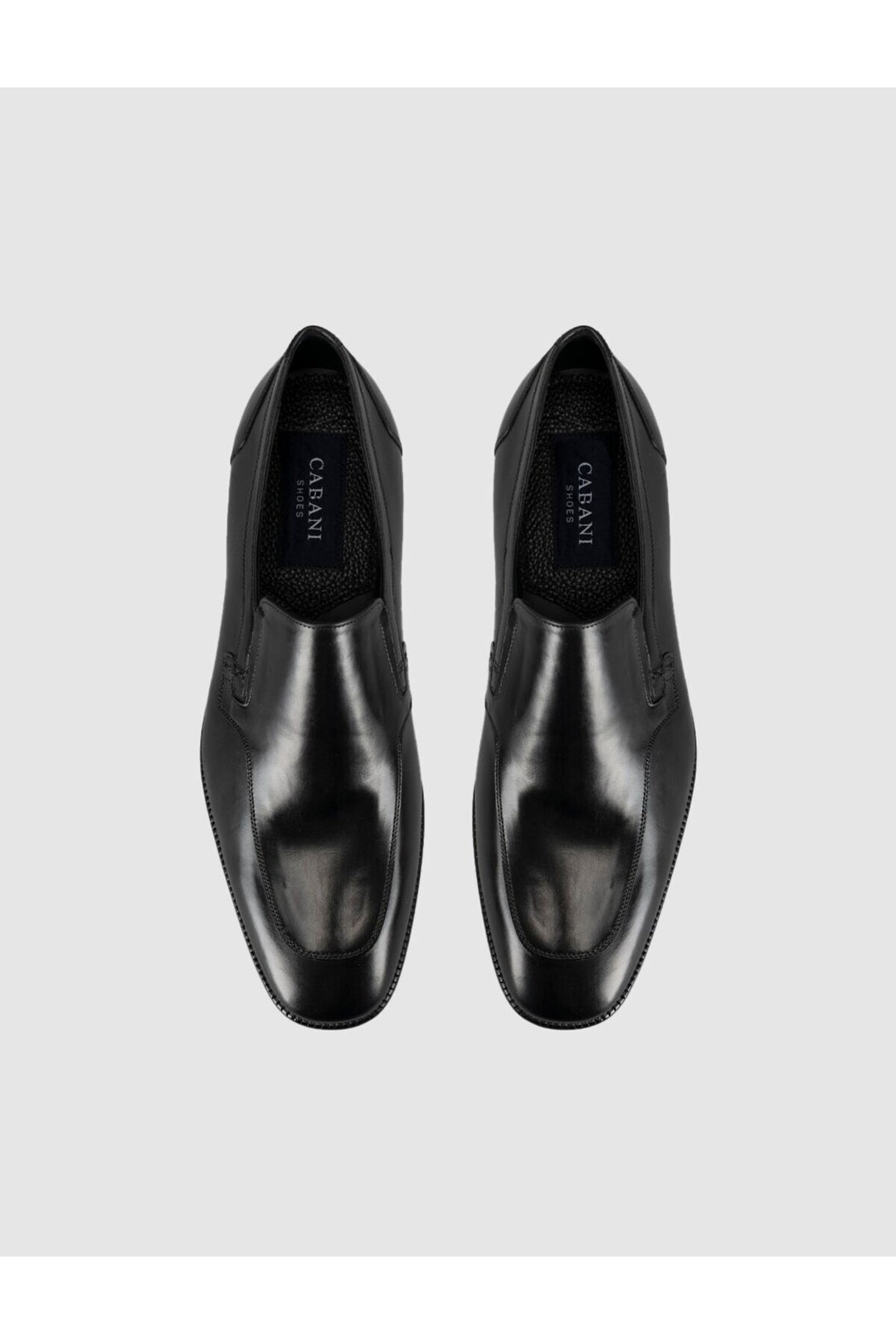 Cabani Shoes Chaussures classiques pour hommes en cuir noir premium - Multicolore