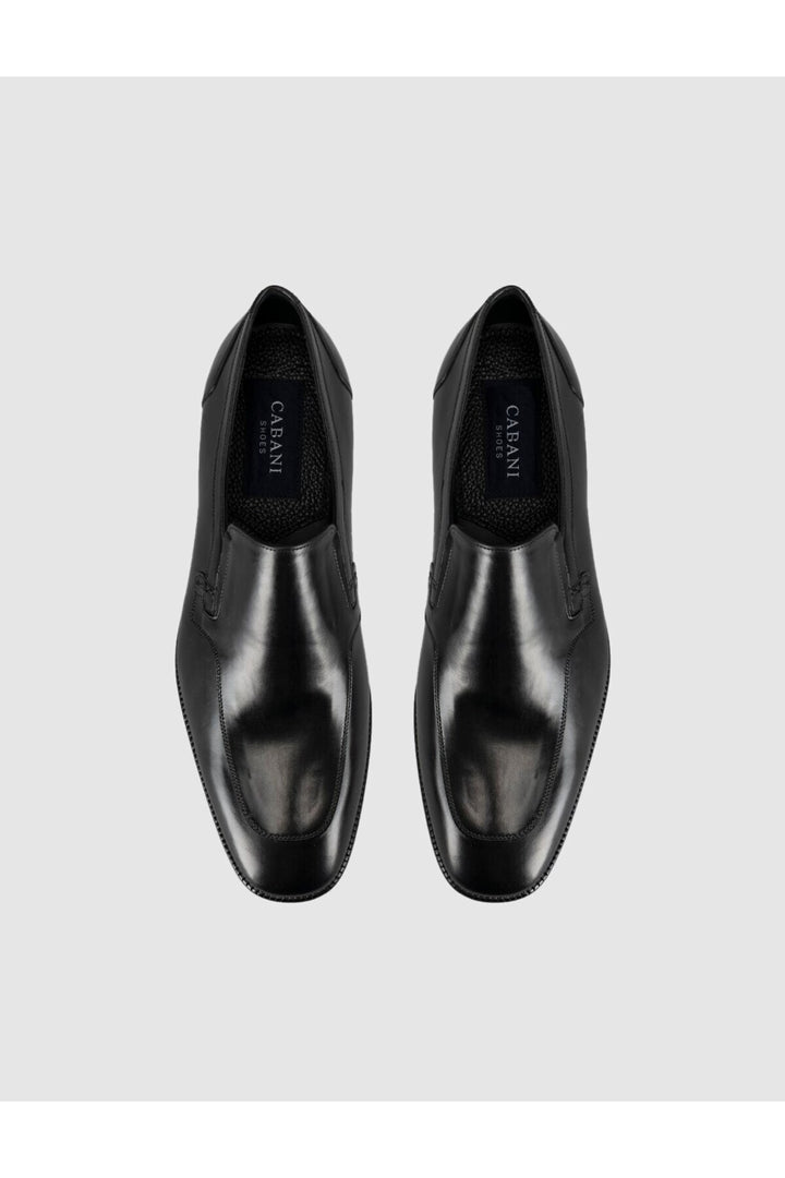 Cabani Shoes Chaussures classiques pour hommes en cuir noir premium - Multicolore