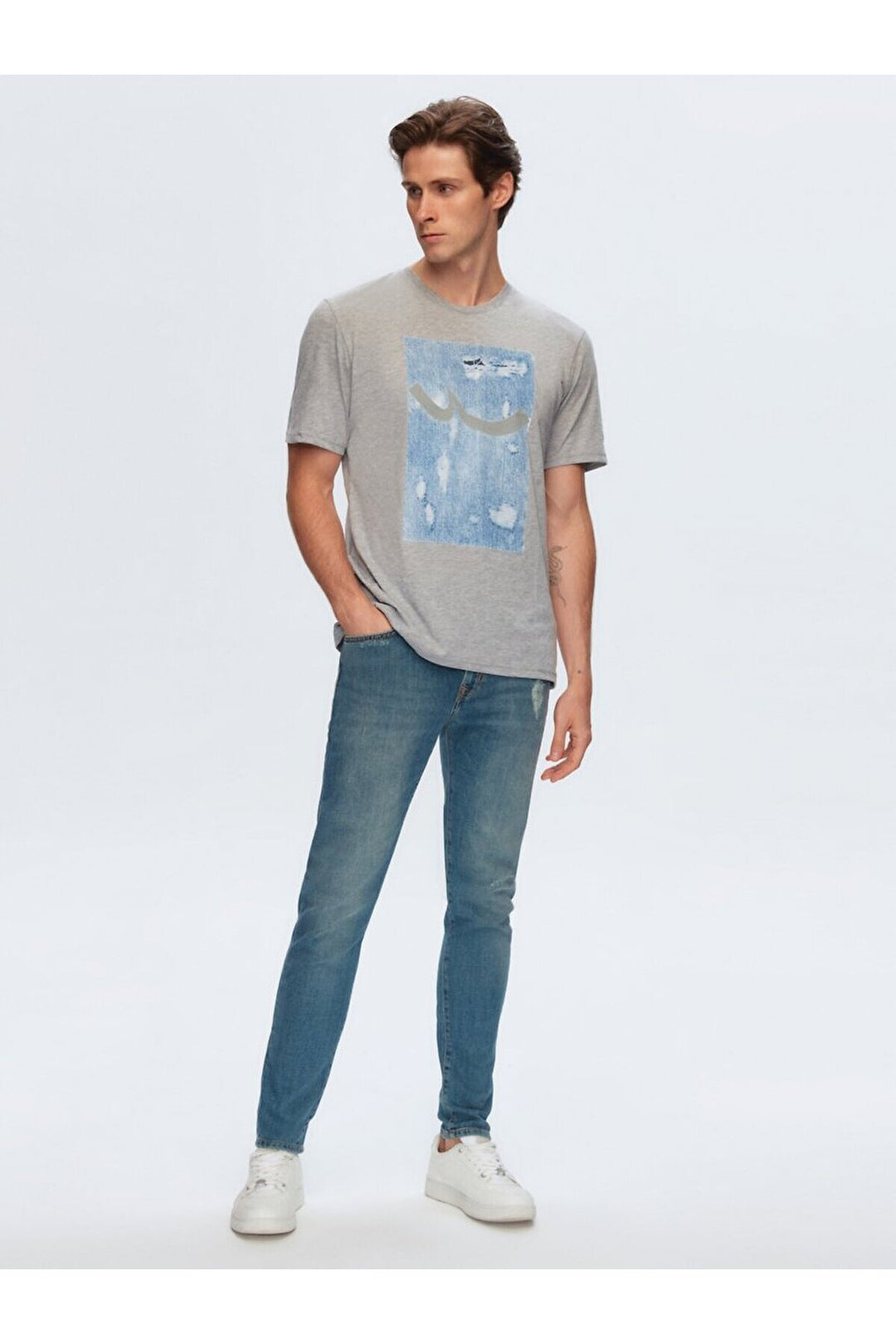 LTB Pantalon en jean Diego X Y à taille moyenne et à jambes étroites - Bleu_4114