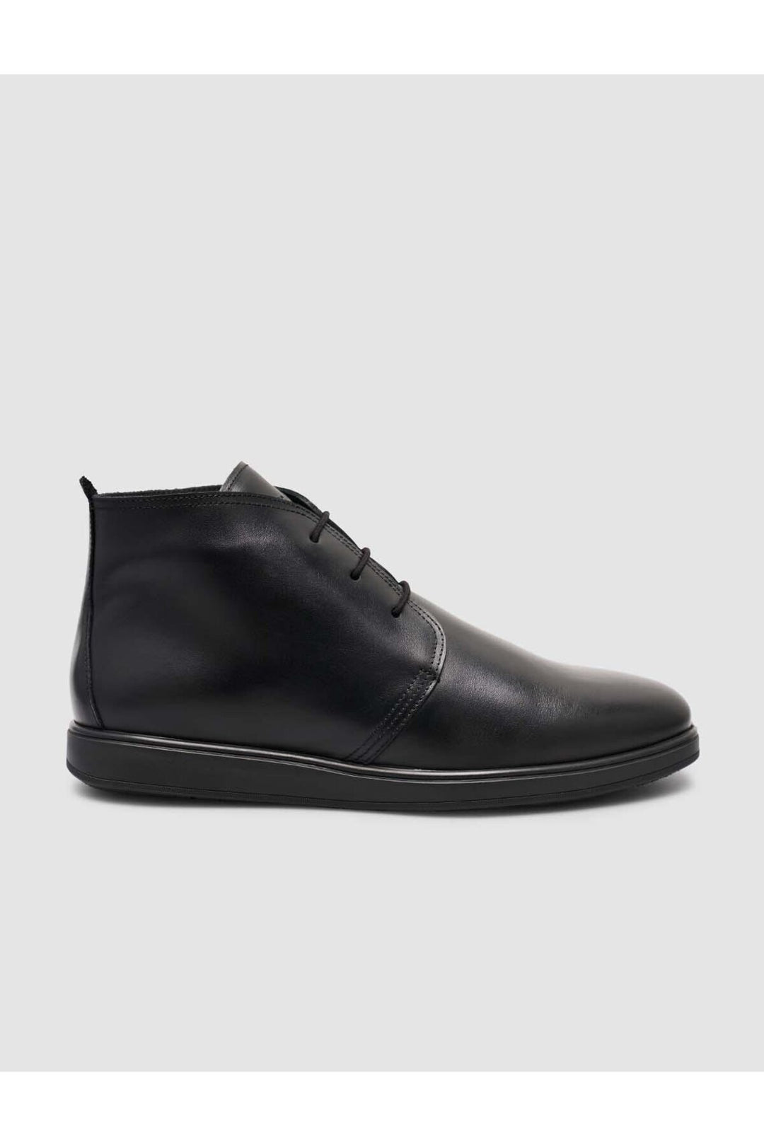 Cabani Shoes Bottines d'hiver pour hommes en cuir véritable noires à lacets - Multicolore