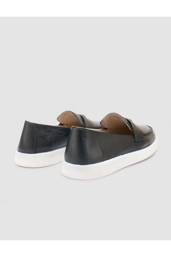 Cabani Shoes %100 Cuir Véritable Mocassins Femme Noir - Noir