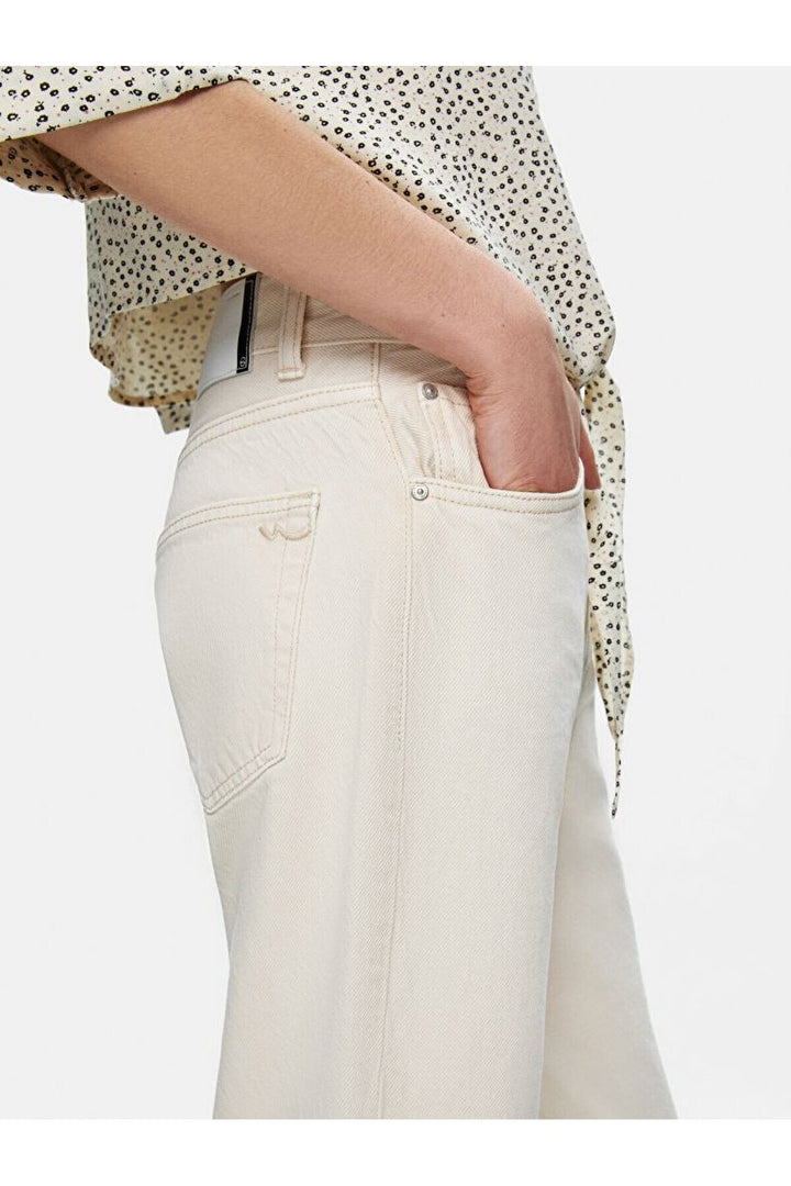 LTB Pantalon en jean coupe droite à taille haute Vanetta