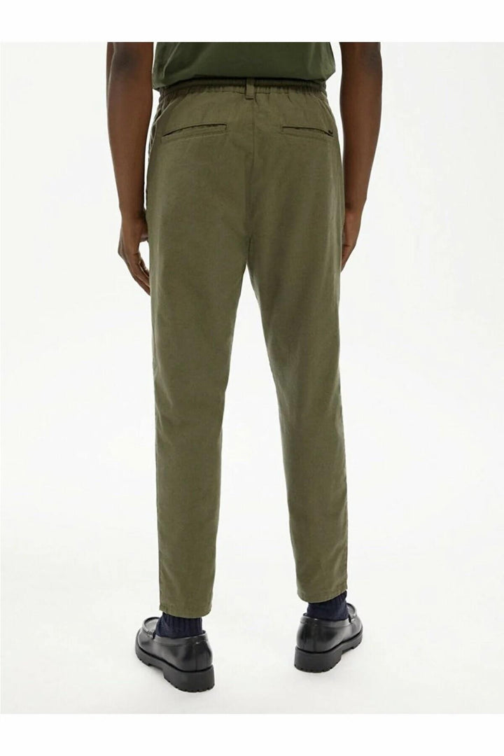LTB Pantalon pour homme en coton et lin Panama