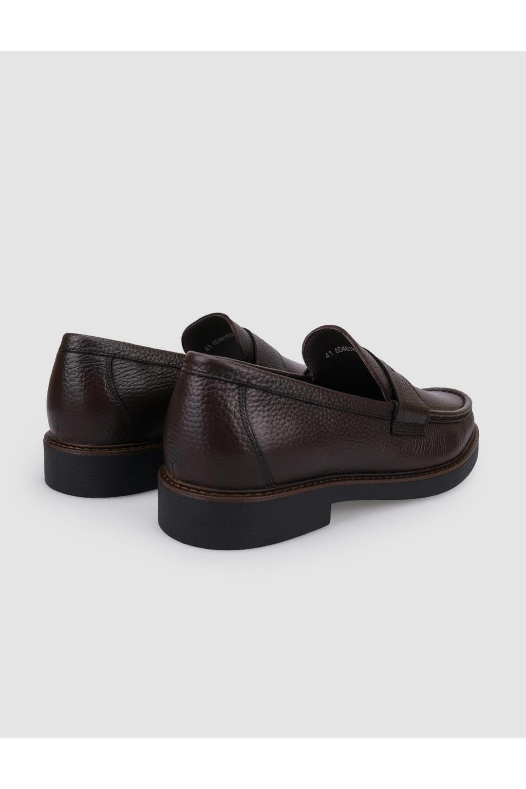 Cabani Shoes Chaussures de ville pour hommes en cuir véritable marron 100% - Marron