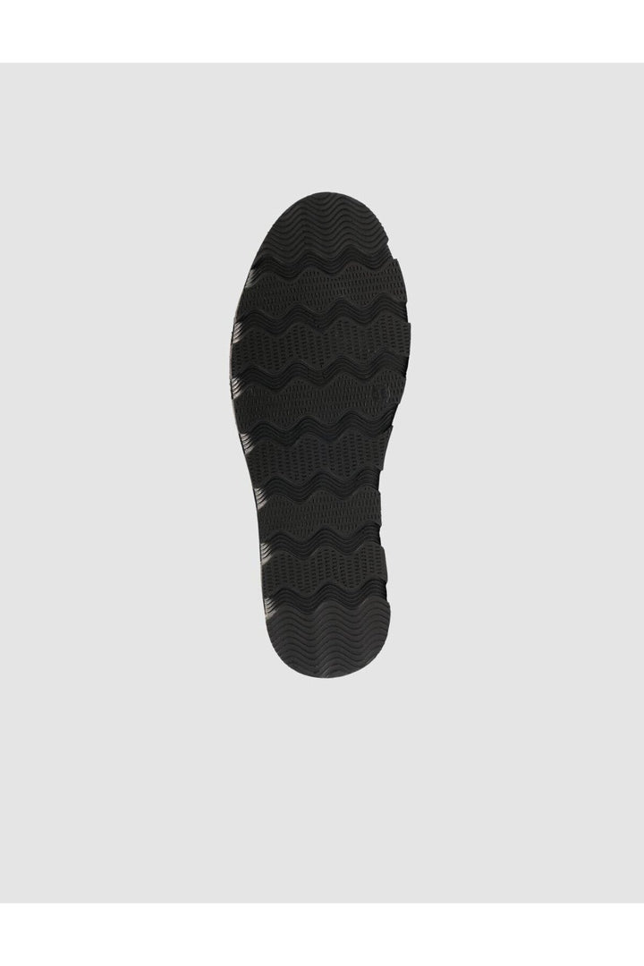 Cabani Shoes Bottines pour femmes en cuir véritable noir avec pierres. - Multicolore