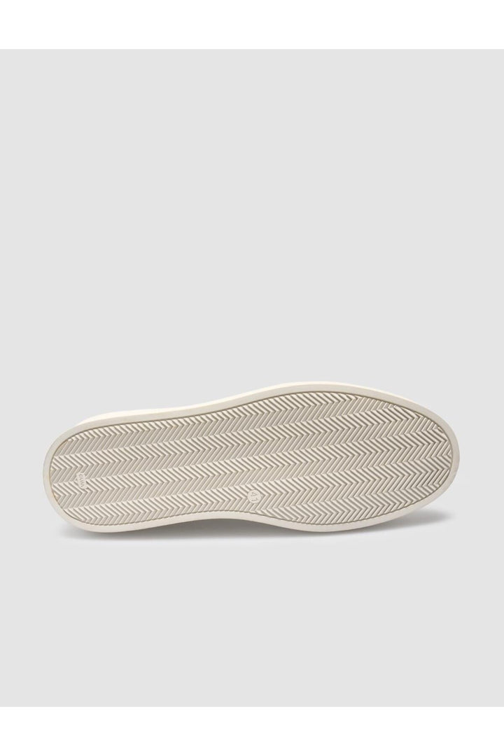 Cabani Shoes %100 Cuir véritable Baskets blanches pour hommes - Blanc