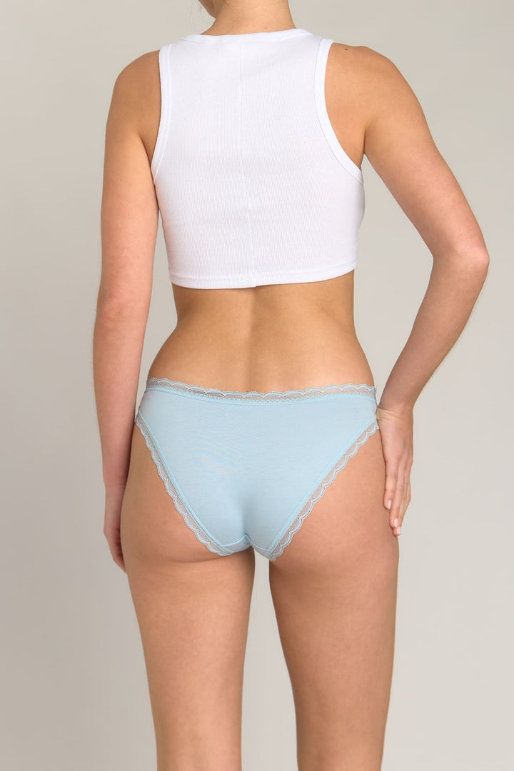 Lovely Things Petite culotte en dentelle Cherie Modal Blend - Clair Bleu