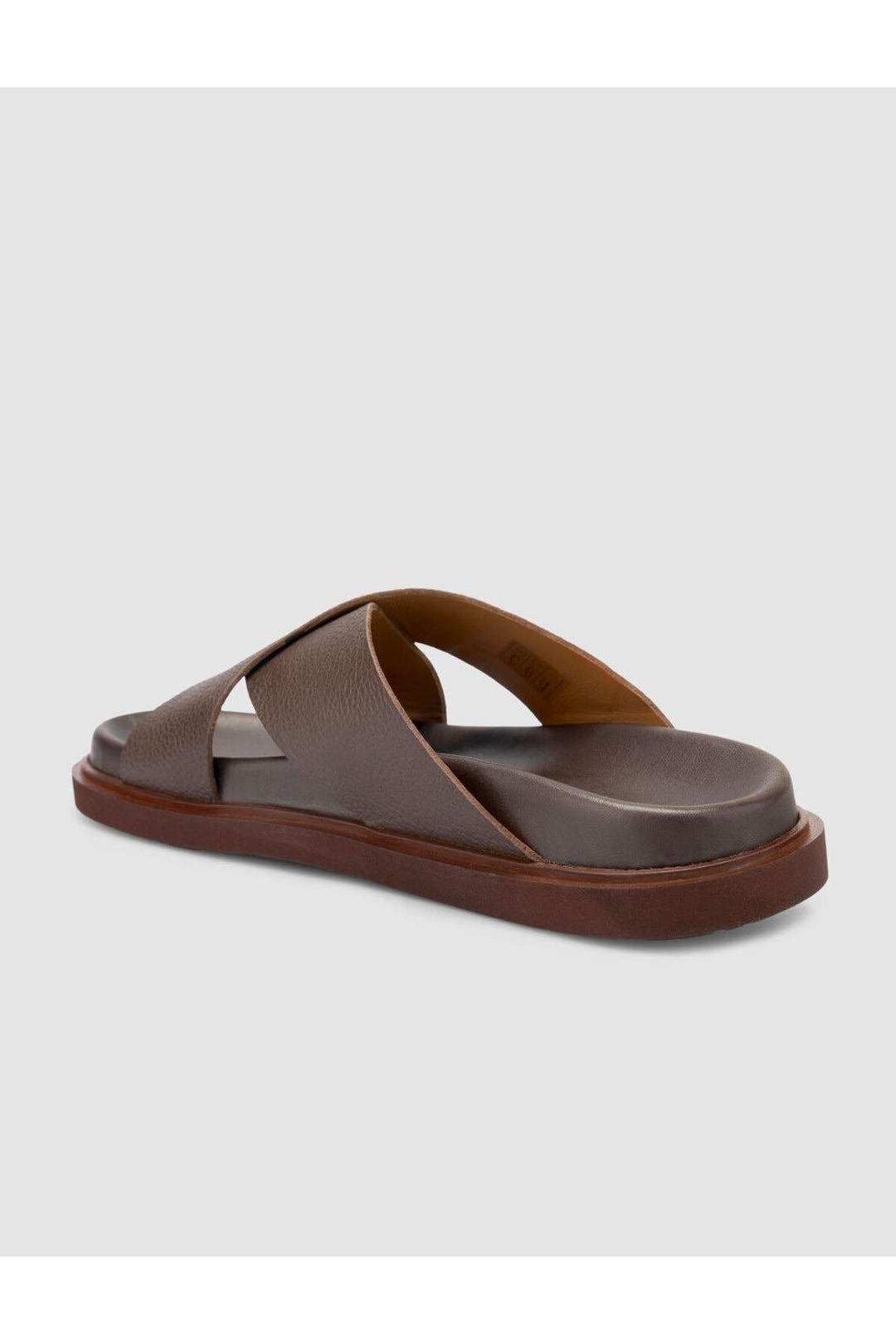 Cabani Shoes %100 Cuir véritable Sandales pour hommes Marron - Marron