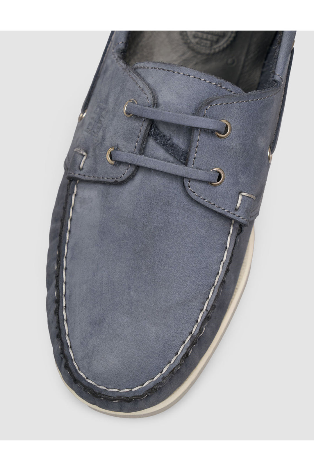 Cabani Shoes Mocassins à lacets en cuir véritable fumé - Multicolore