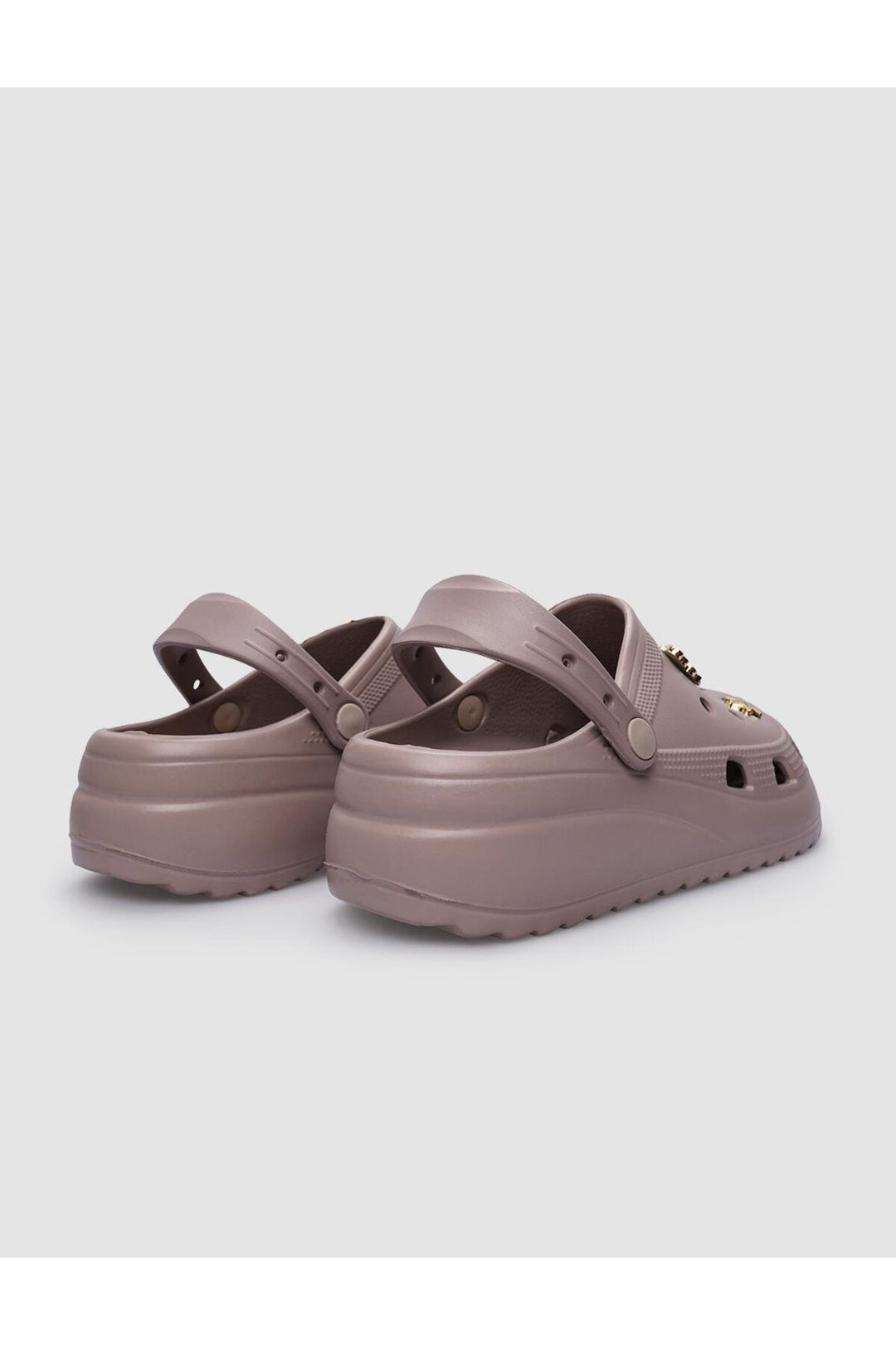 Cabani Shoes Snx Tongs en Eva pour Femme avec Détails en Pierre Vison - Vison