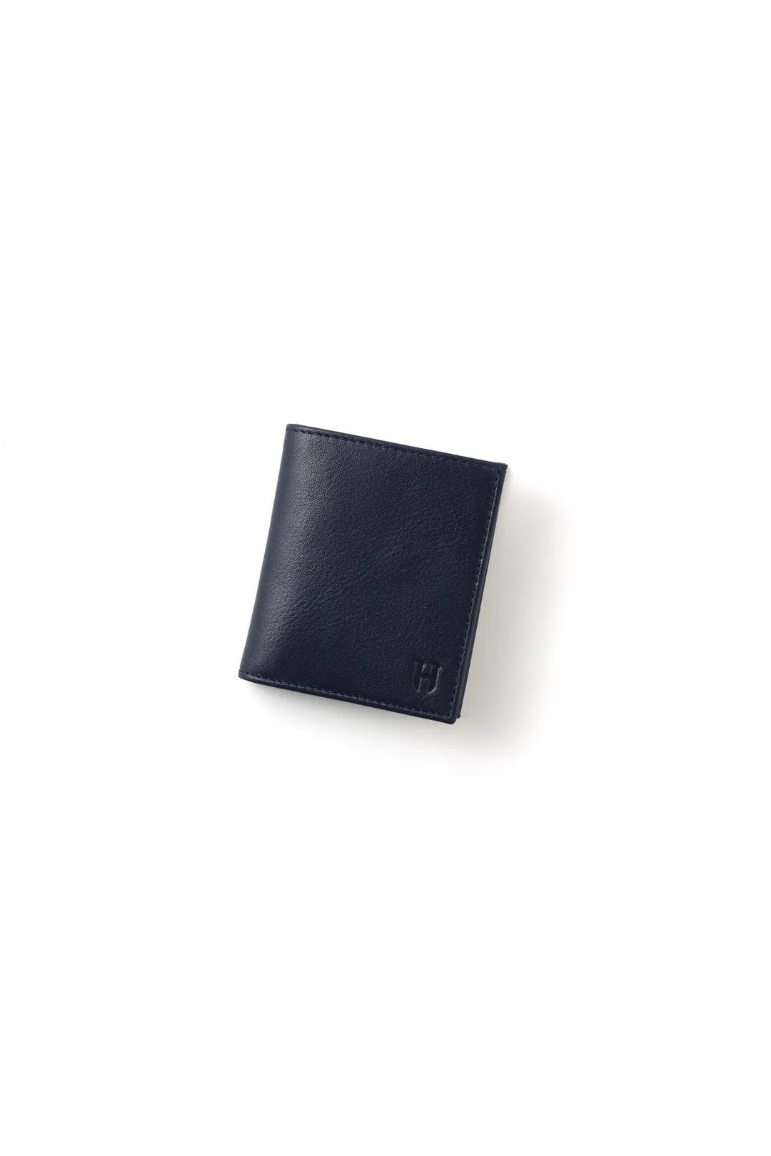 Helmbrook Portefeuille multi-baie Rfid Colin en cuir bleu marine pour homme
