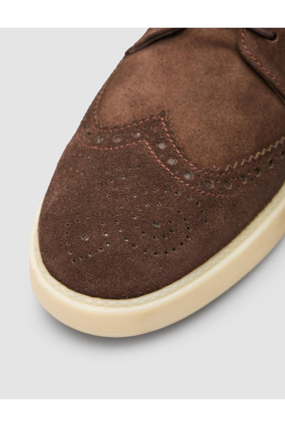 Cabani Shoes Chaussures de ville pour hommes en cuir suédé véritable 100 % marron - Multicolore