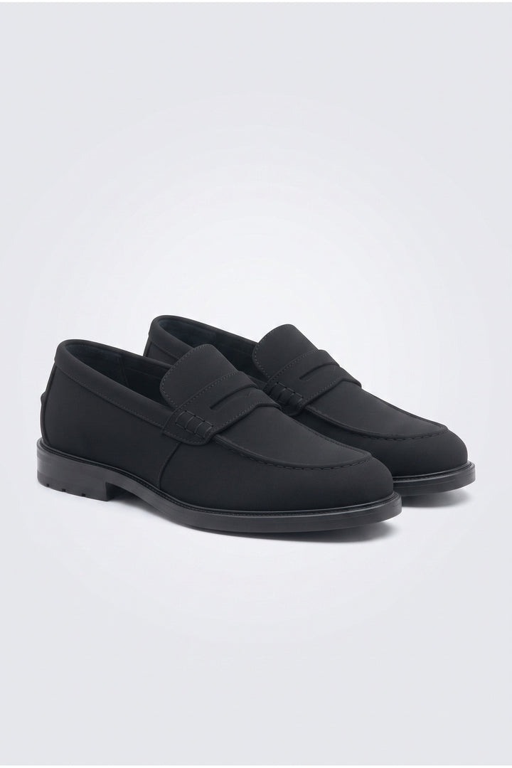 Wavelys Carmen Chaussures pour femmes en cuir suédé noir véritable avec une semelle néolite durable, confortables et pratiques pour l'école et le bureau. - Noir