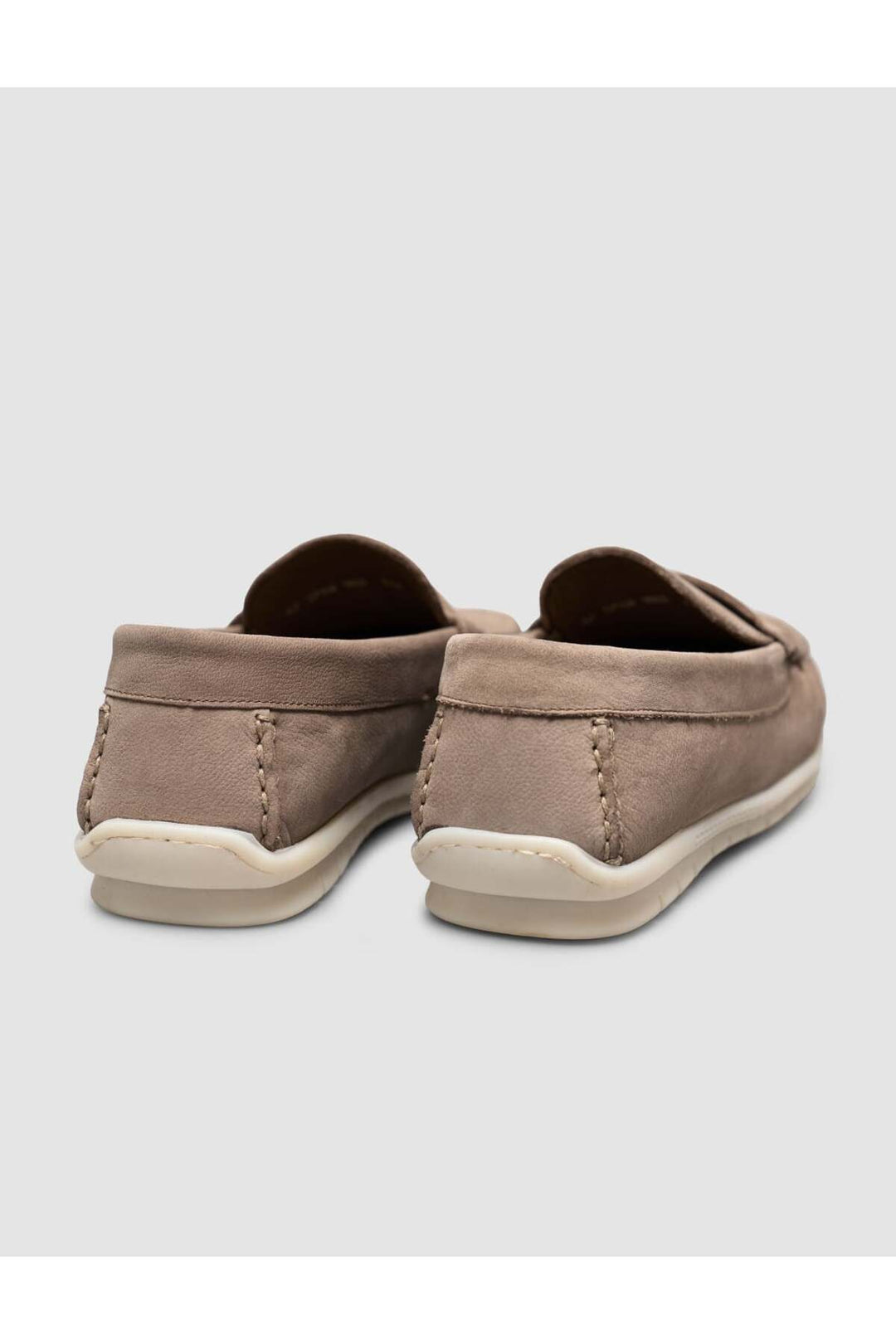 Cabani Shoes %100 Cuir véritable Mocassins en suède beige pour homme - Multicolore