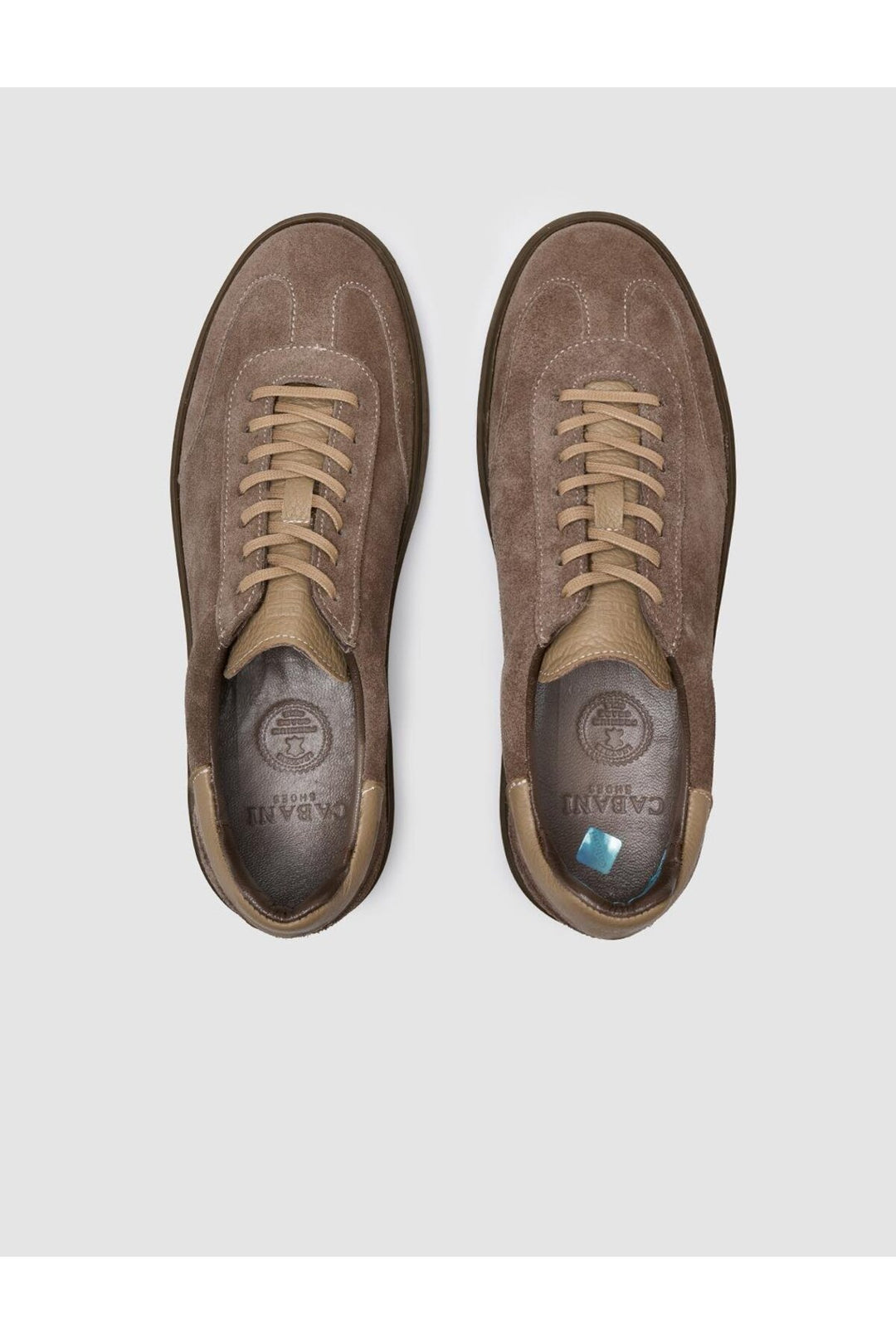 Cabani Shoes %100 Cuir Véritable Daim Visón Chaussures de Sport pour Homme - Vison
