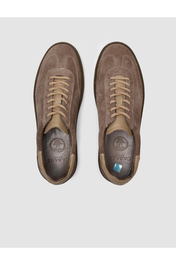 Cabani Shoes %100 Cuir Véritable Daim Visón Chaussures de Sport pour Homme - Vison
