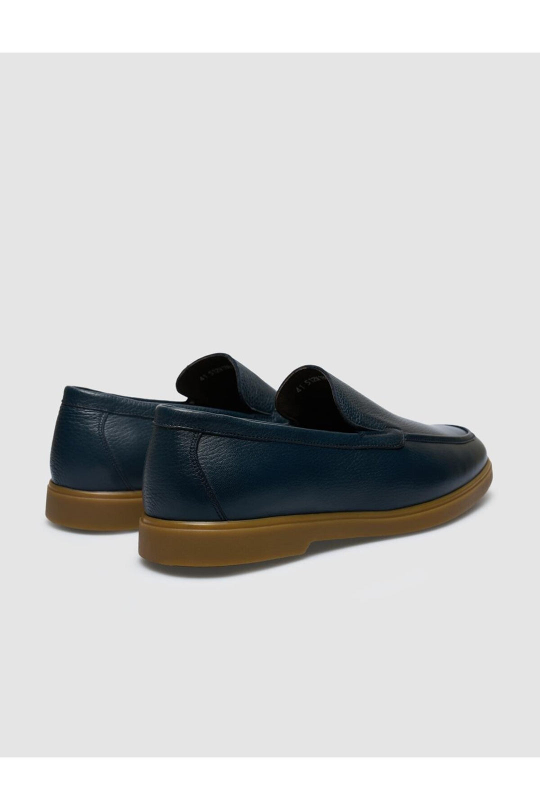 Cabani Shoes Teratas %100 Cuir Véritable Bleu marine Chaussures Loafer pour Homme - Bleu marine