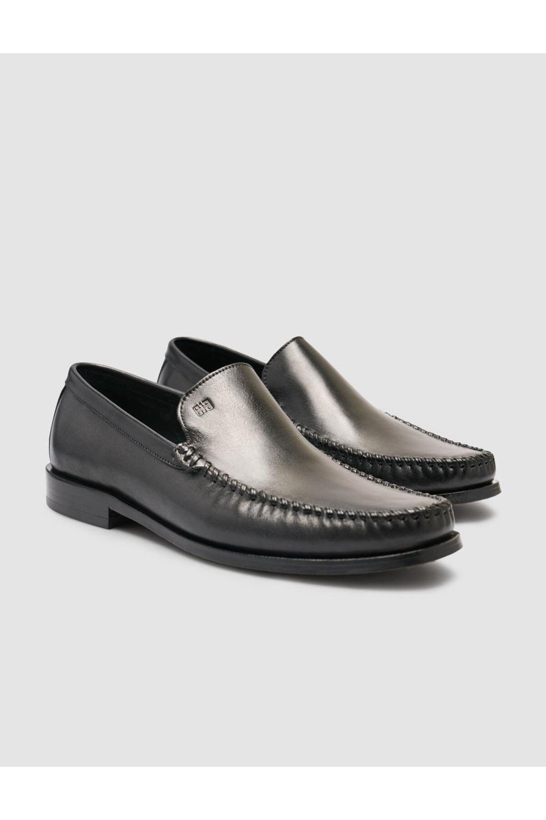 Cabani Shoes %100 Cuir véritable Chaussures classiques pour hommes noires à coutures - Noir