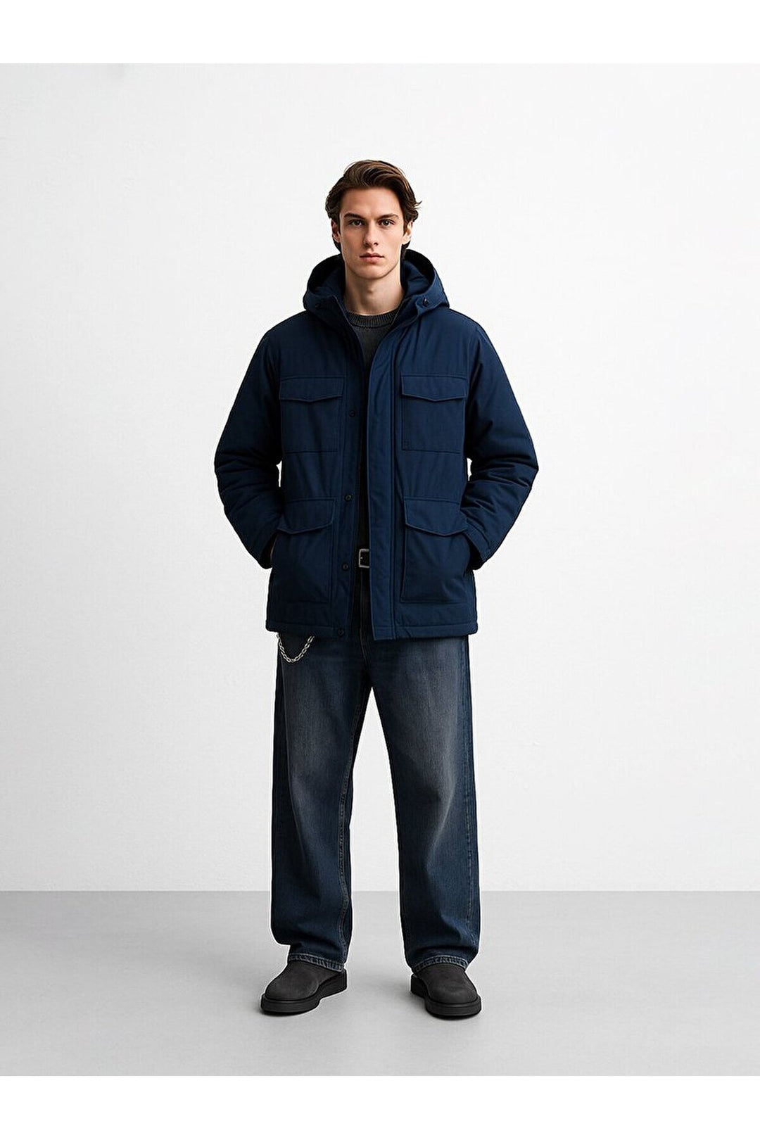 LTB <color>Bleu marine</color> Veste - laci̇vert_12551