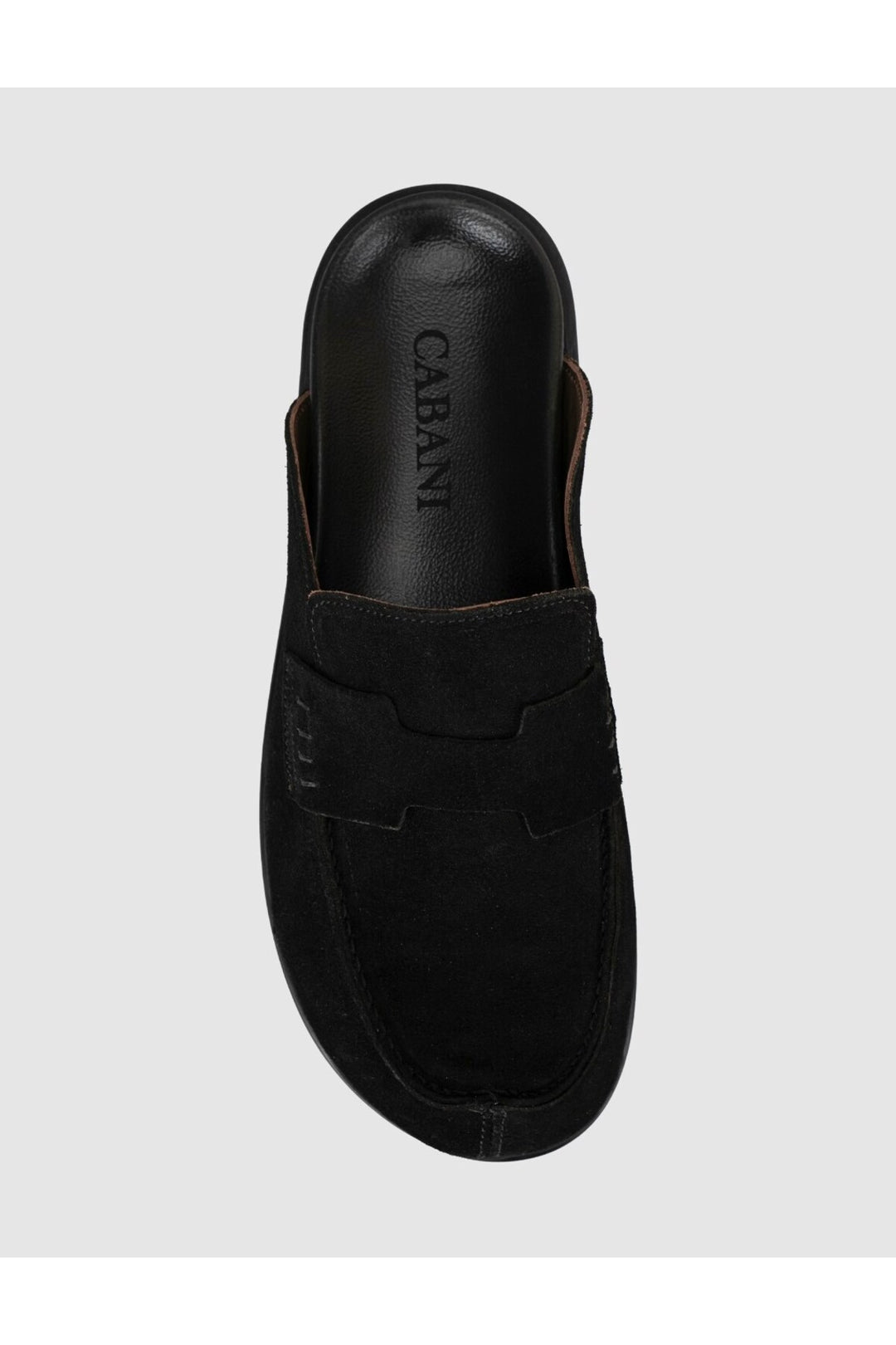 Cabani Shoes Mocassins en cuir véritable pour homme en noir - Multicolore